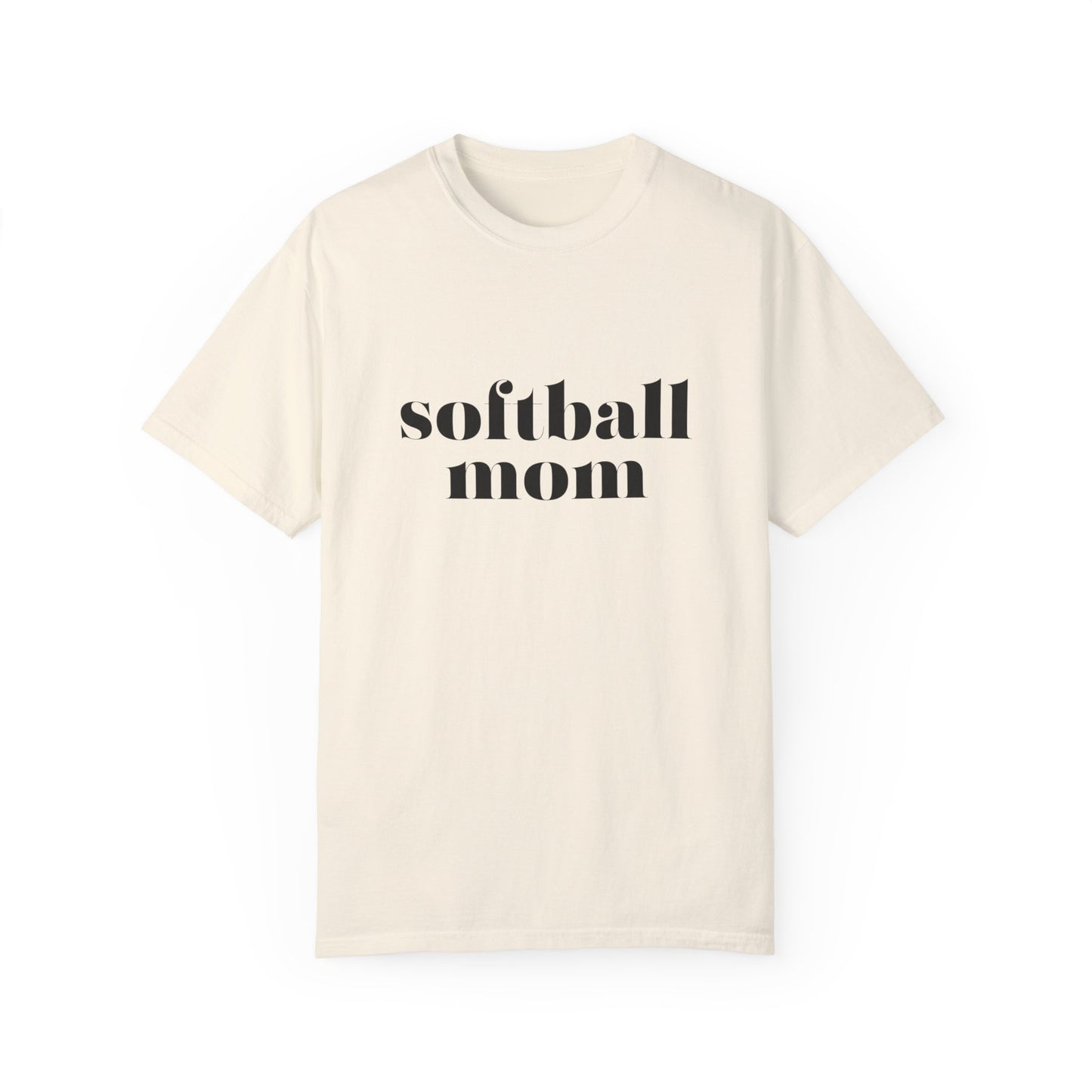 Softball Mom Unisex Garment-Dyed T-shirt