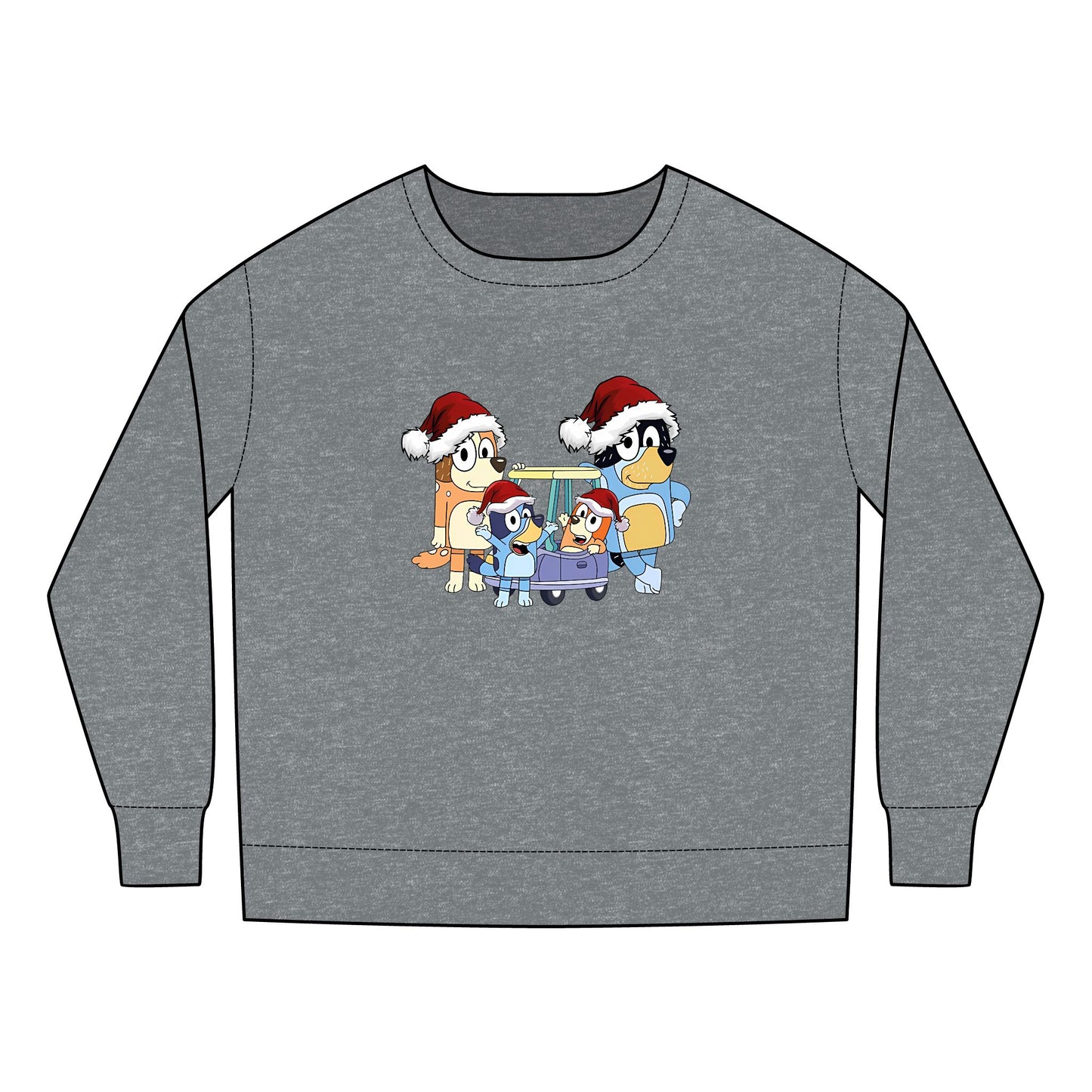 Heeler Family Christmas Toddler Sweatshirt