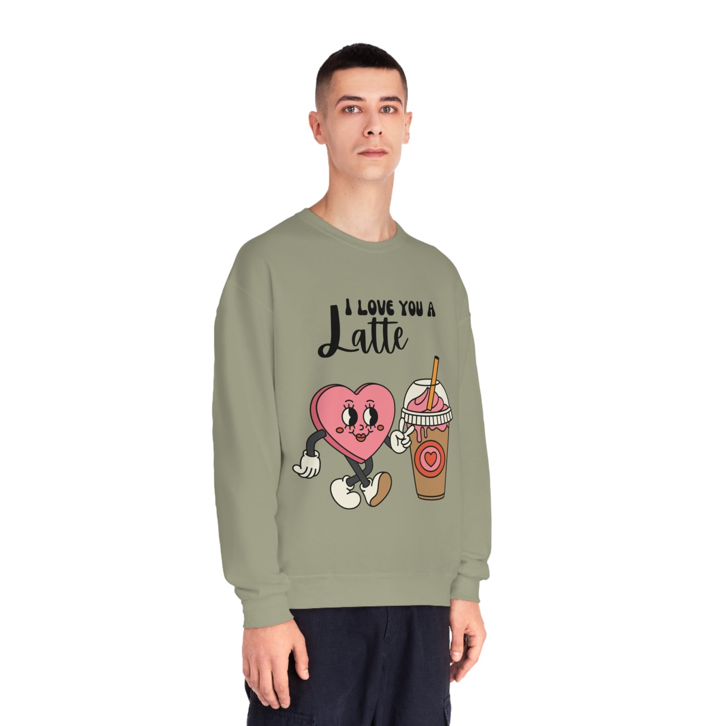 I Love You a Latte Unisex NuBlend® Crewneck Sweatshirt