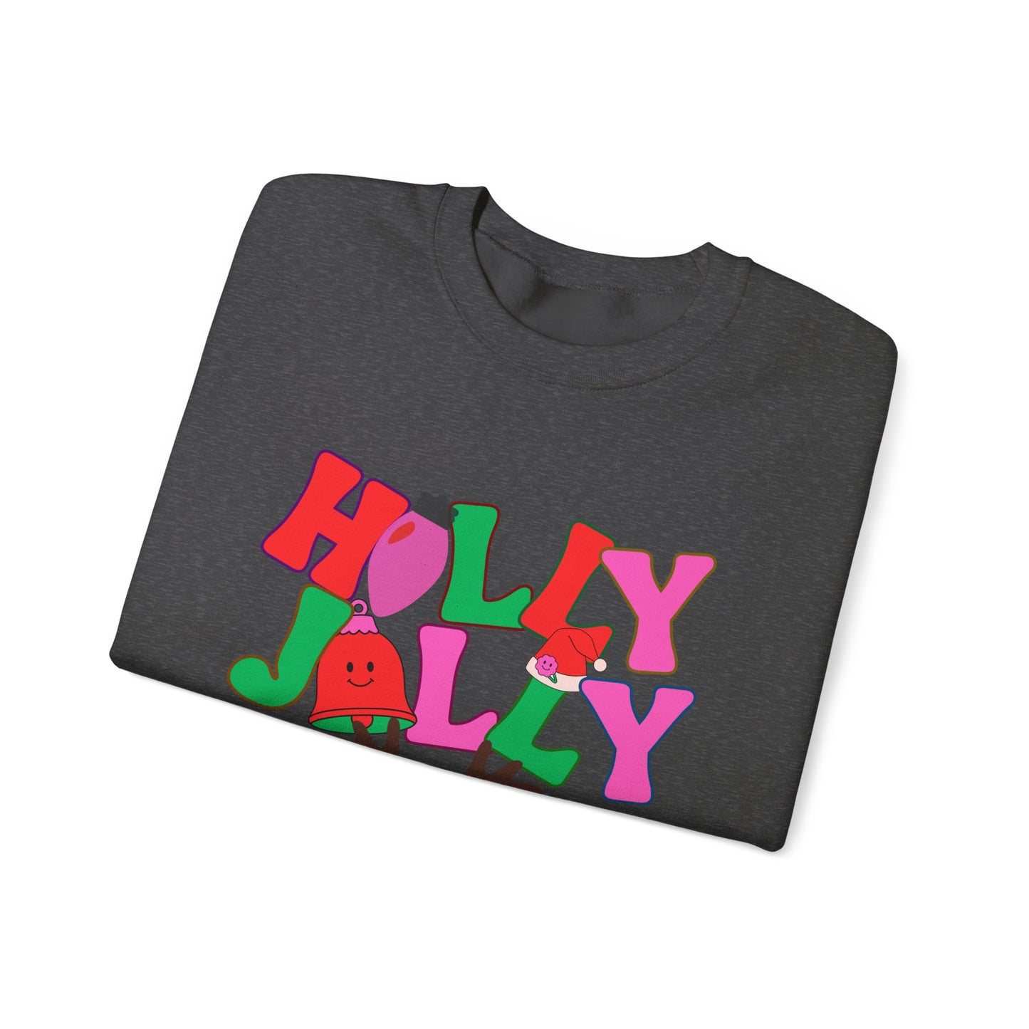 Holly Jolly Unisex Heavy Blend™ Crewneck Sweatshirt
