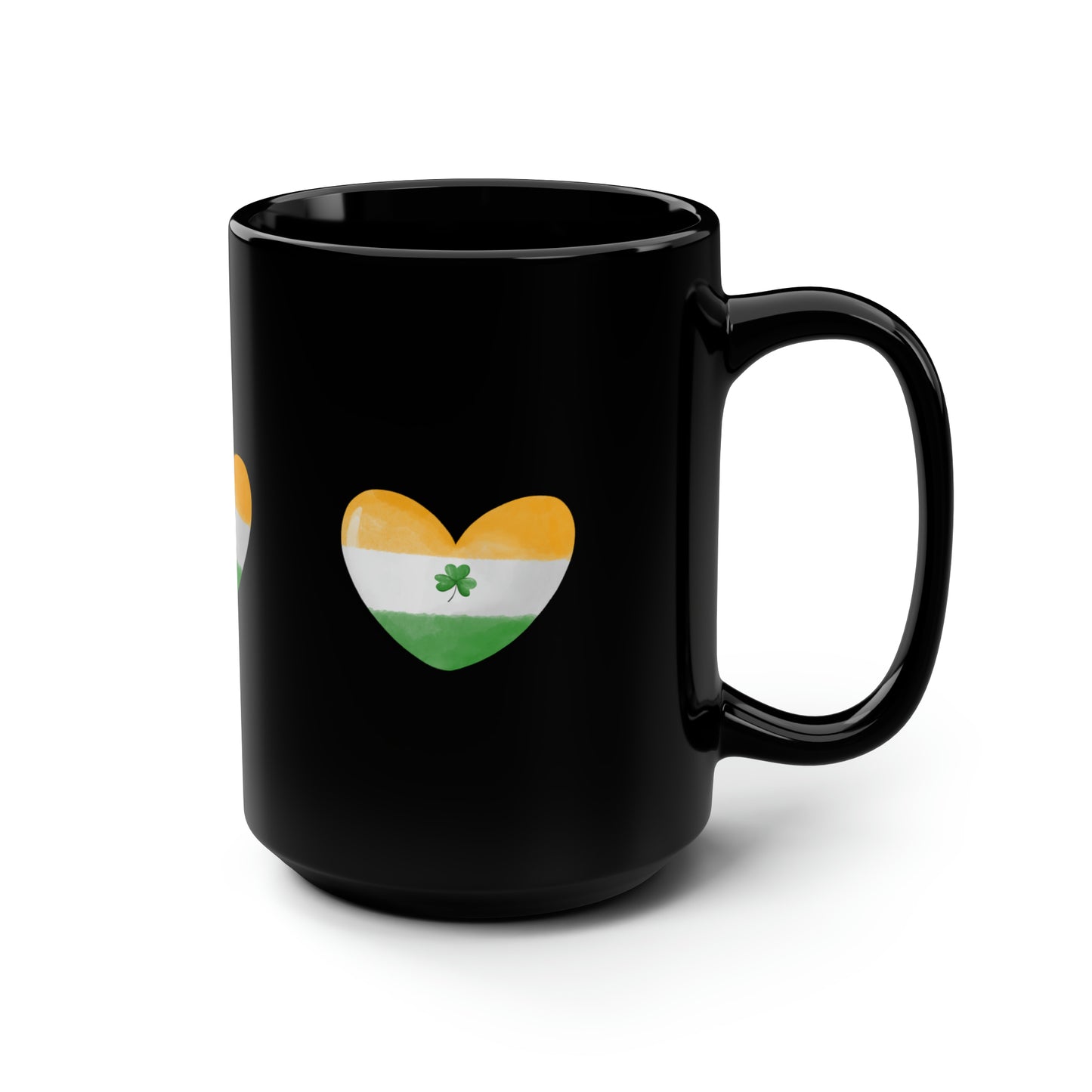 I Love Ireland Black Mug, 15oz