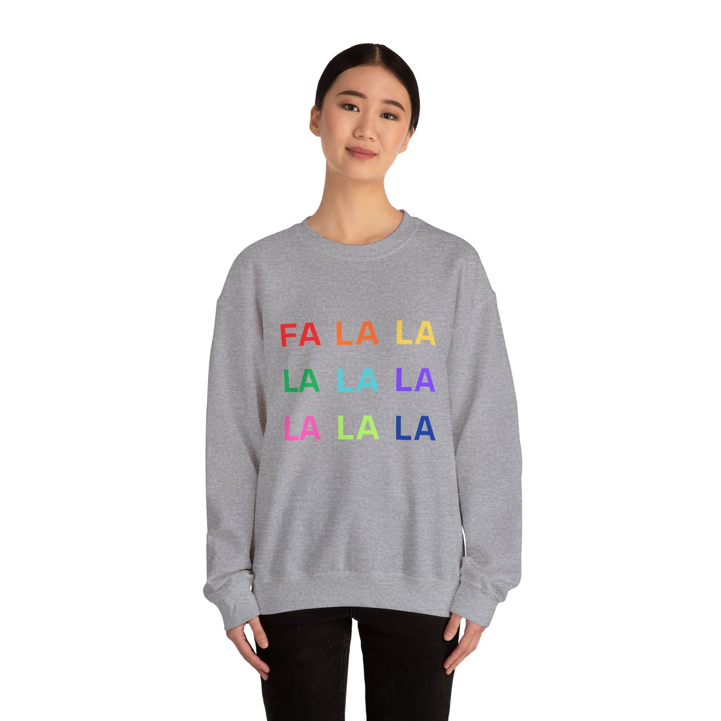 Fa La La La La La La La Unisex Heavy Blend™ Crewneck Sweatshirt