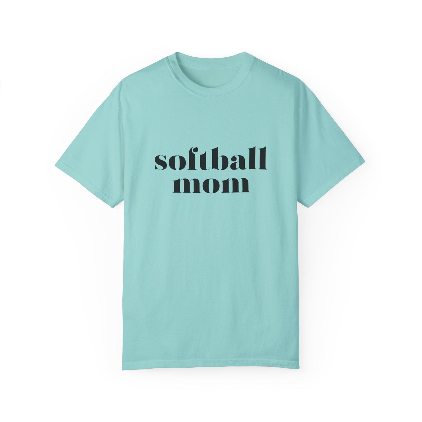 Softball Mom Unisex Garment-Dyed T-shirt