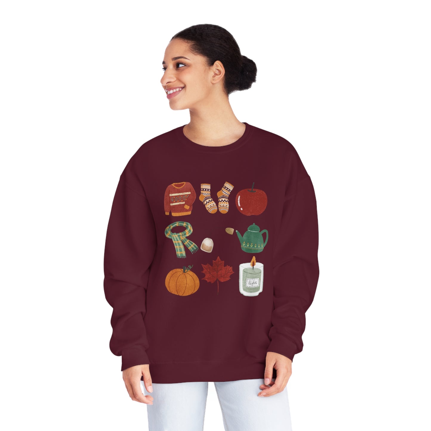 Fall Favorite Things Unisex NuBlend® Crewneck Sweatshirt