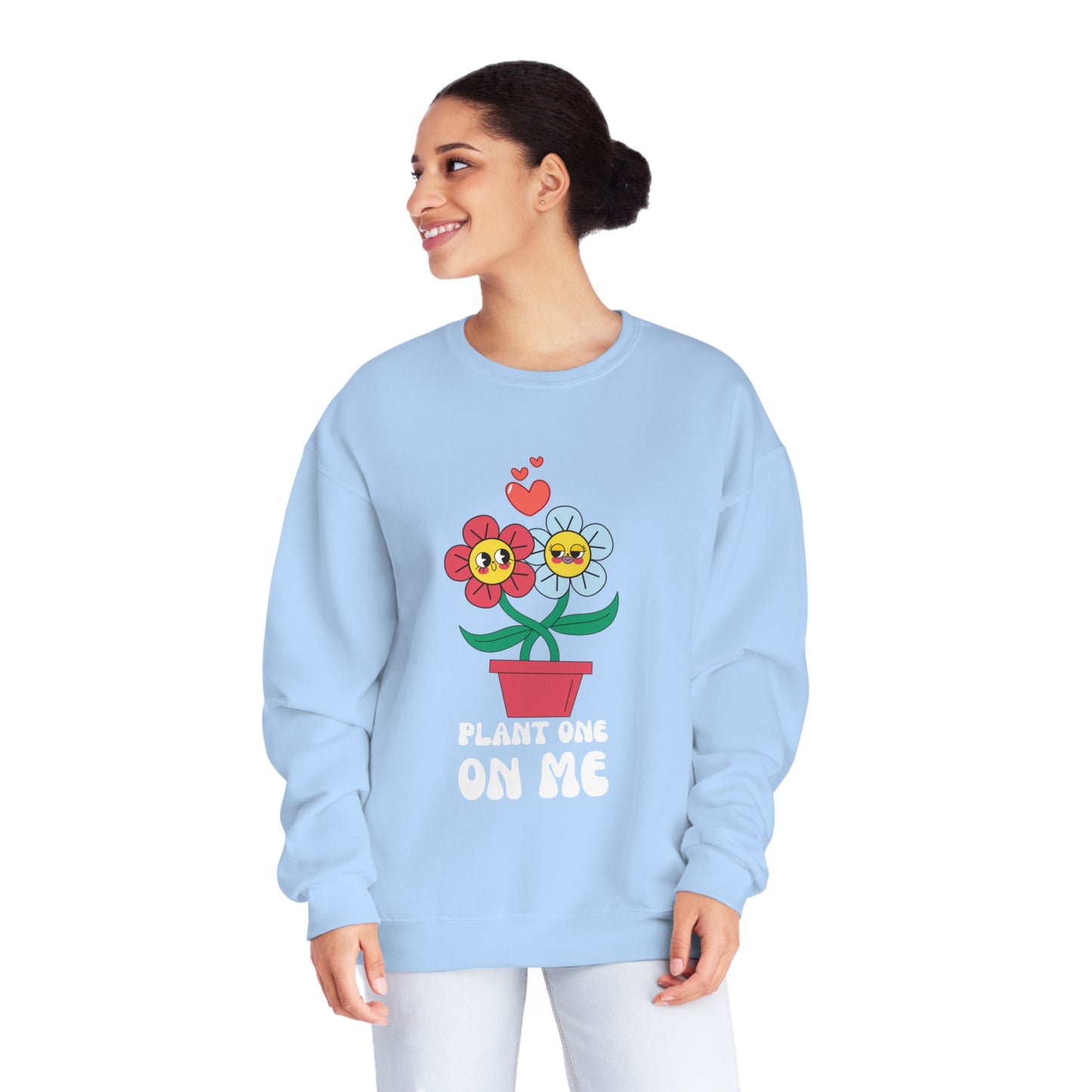 Plant One On Me Unisex NuBlend® Crewneck Sweatshirt