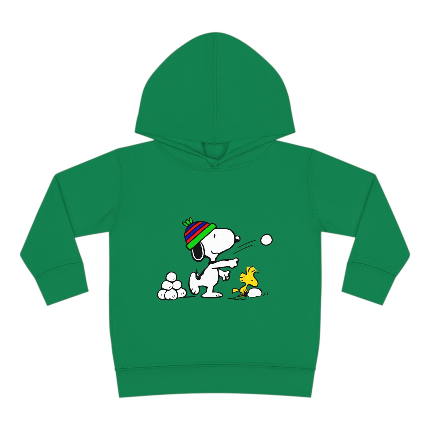 Snoopy Snowballs Toddler Pullover Fleece Hoodie