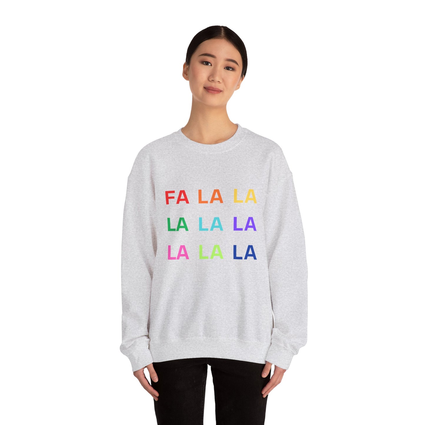Fa La La La La La La La Unisex Heavy Blend™ Crewneck Sweatshirt