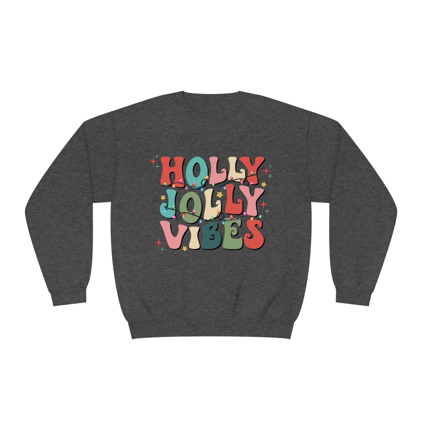 Holly Jolly Vibes Unisex NuBlend® Crewneck Sweatshirt