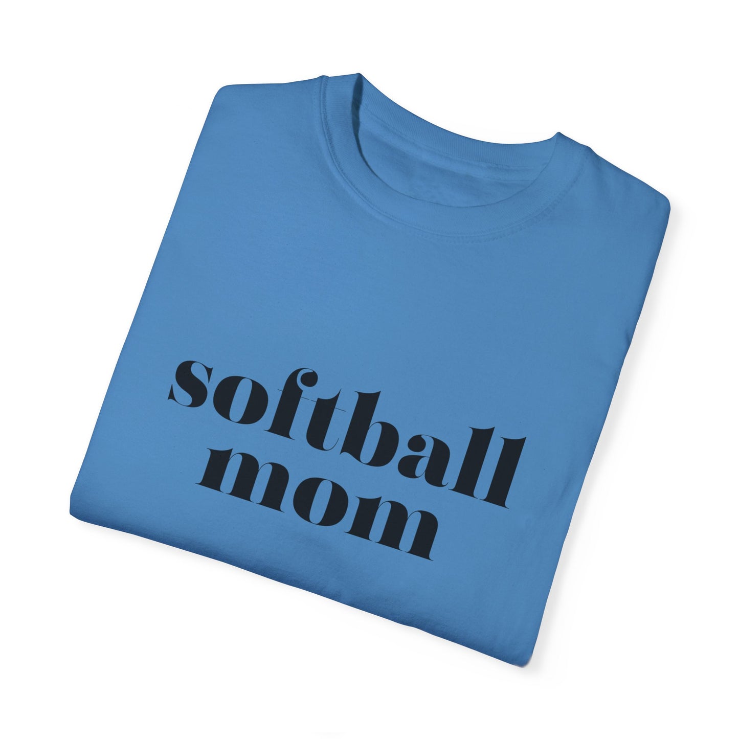 Softball Mom Unisex Garment-Dyed T-shirt
