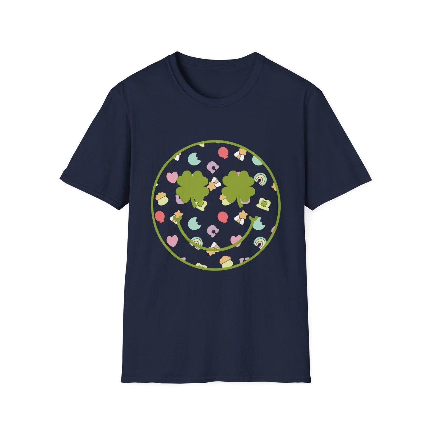 Lucky Charm Smiley Unisex Softstyle T-Shirt