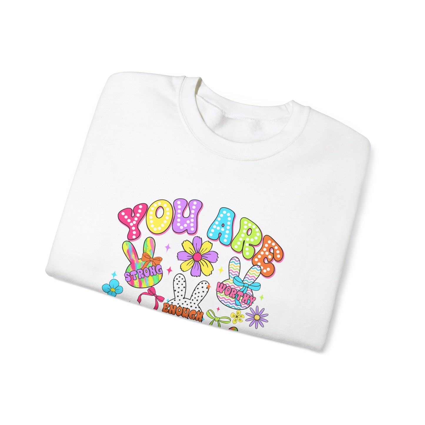 You Are Amazing Crewneck Sweatshirt - Colorful Unisex Heavy Blend™