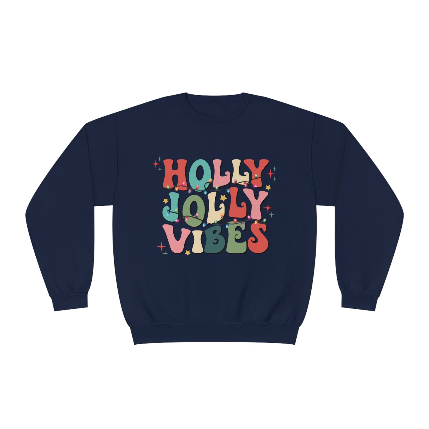 Holly Jolly Vibes Unisex NuBlend® Crewneck Sweatshirt
