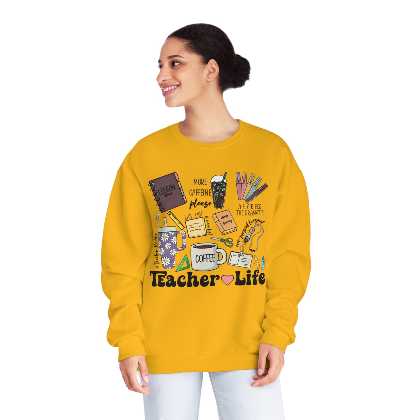Teacher Things Unisex NuBlend® Crewneck Sweatshirt