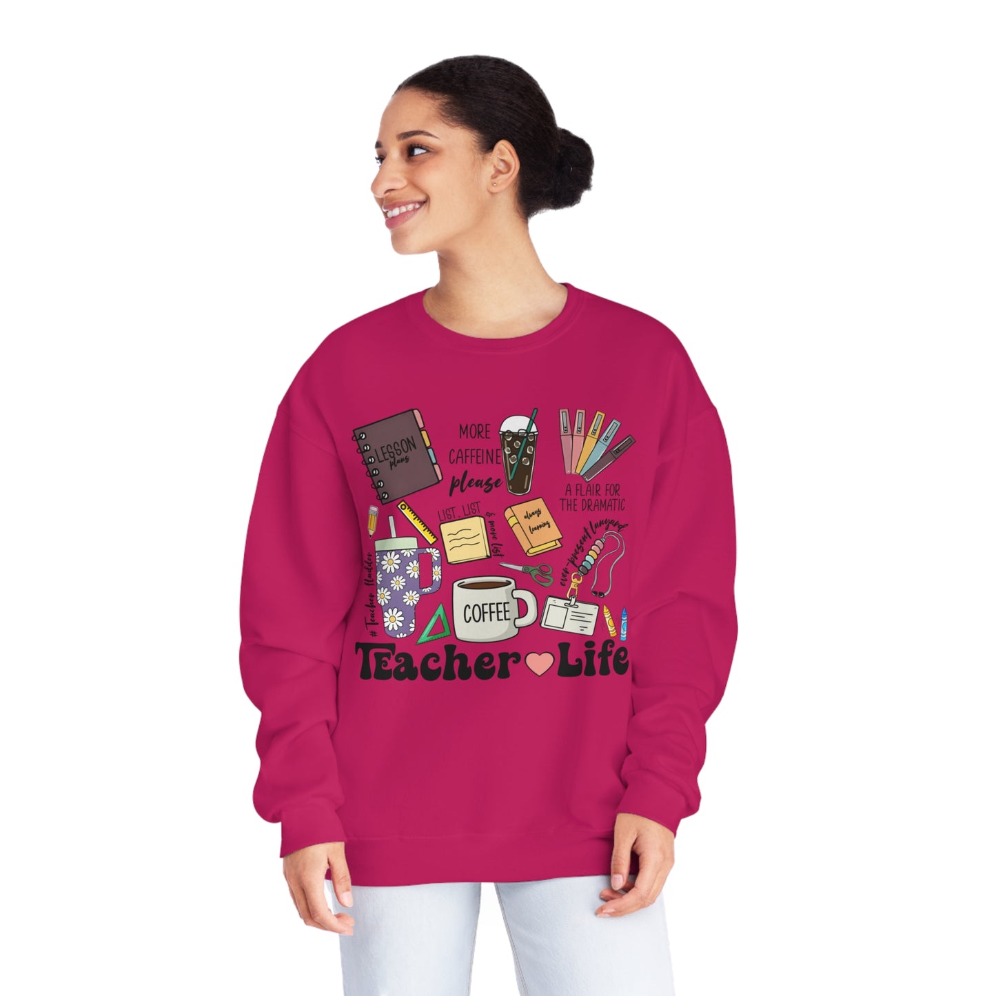 Teacher Things Unisex NuBlend® Crewneck Sweatshirt