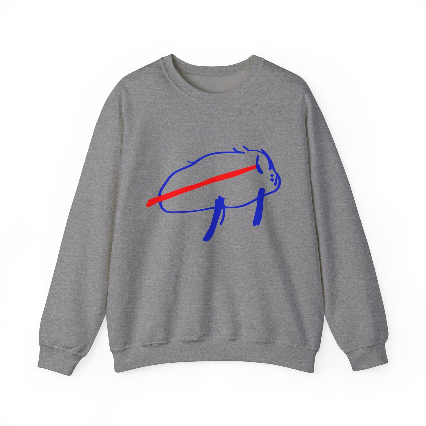 Josh Allen Drawing Unisex Heavy Blend™ Crewneck Sweatshirt