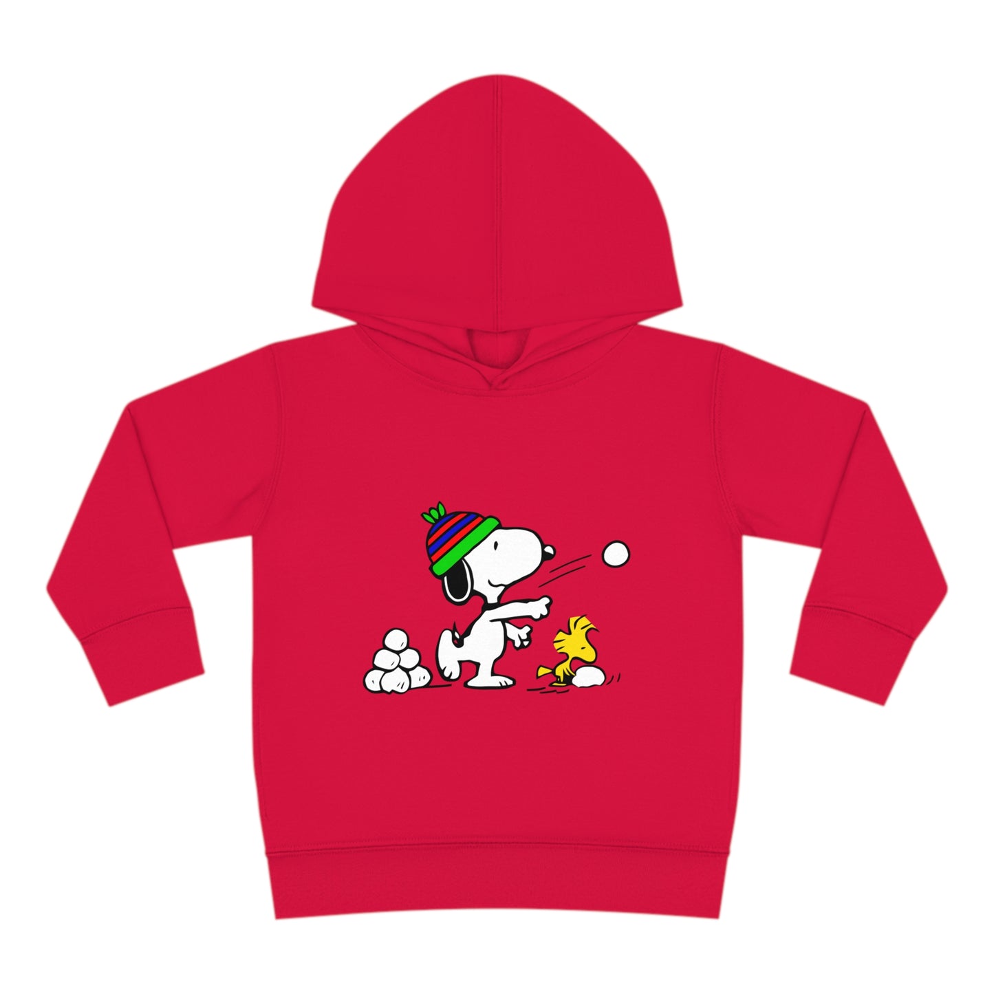 Snoopy Snowballs Toddler Pullover Fleece Hoodie