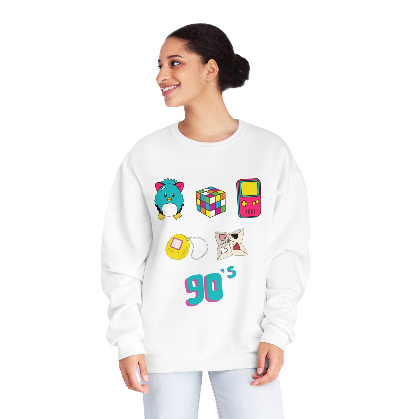 90's Pop Culture Unisex NuBlend® Crewneck Sweatshirt