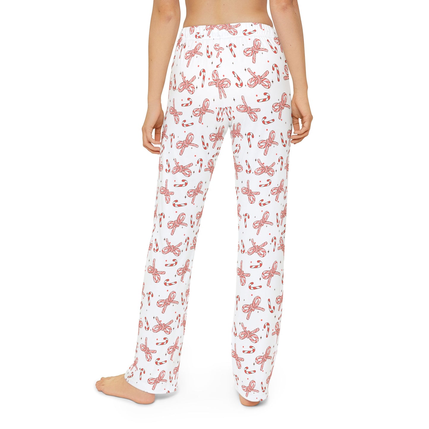Candy Cane Ribbons Kids Pajama Pants