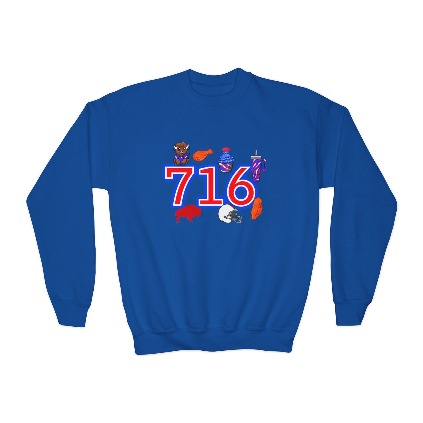716 Youth Crewneck Sweatshirt