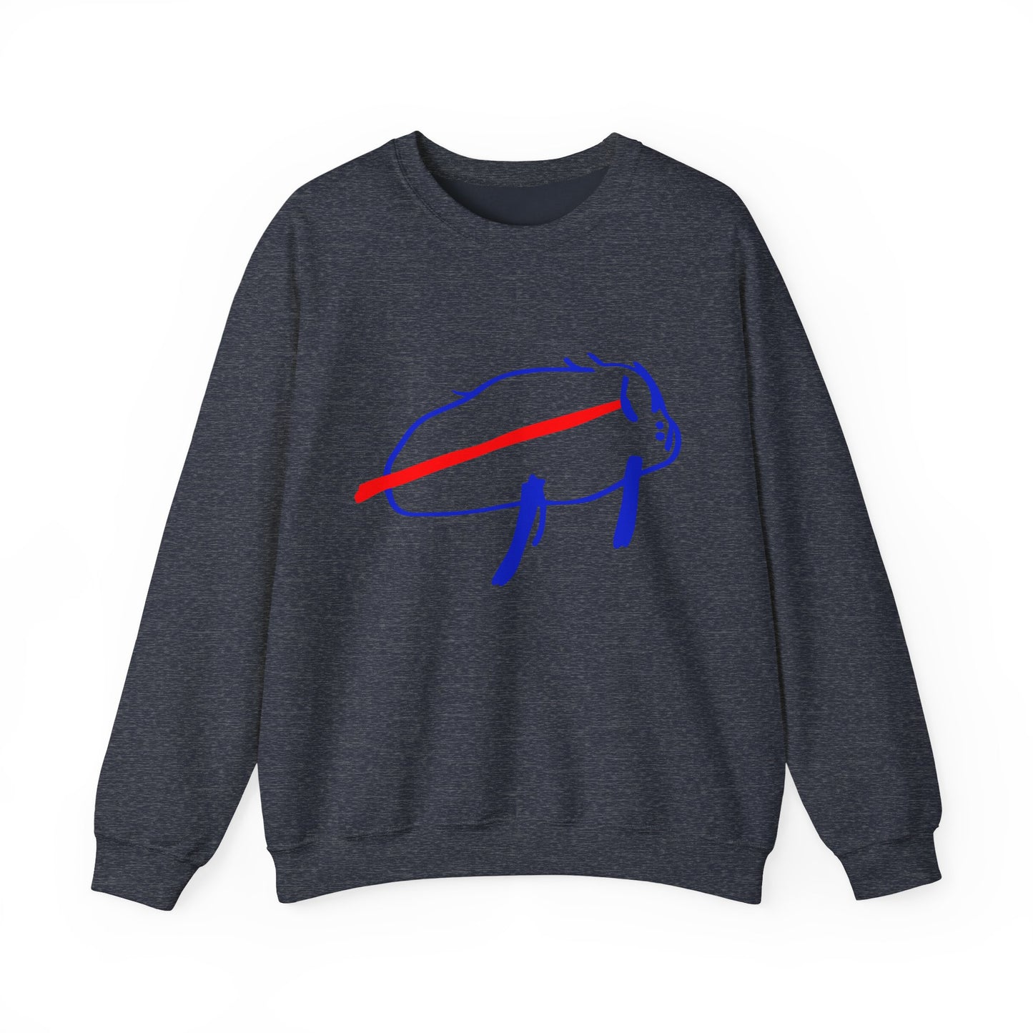 Josh Allen Drawing Unisex Heavy Blend™ Crewneck Sweatshirt