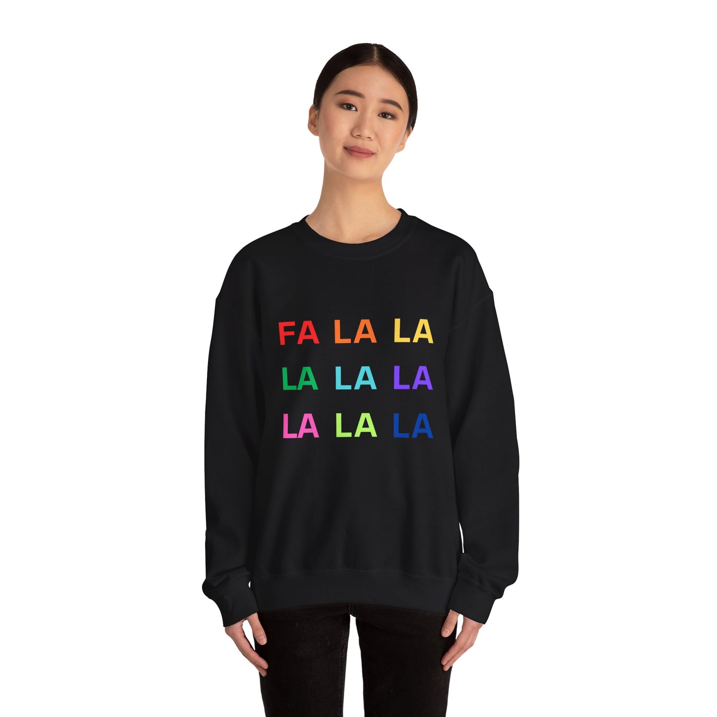 Fa La La La La La La La Unisex Heavy Blend™ Crewneck Sweatshirt
