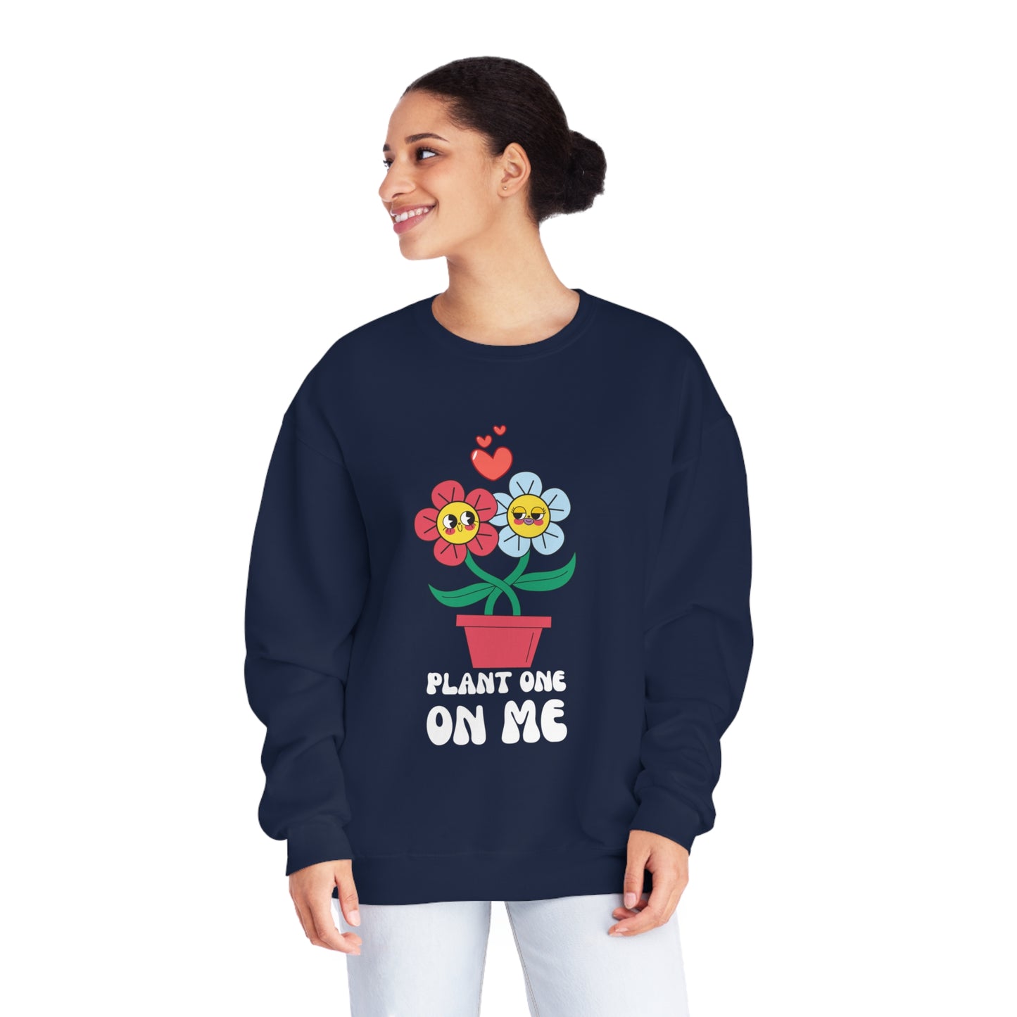 Plant One On Me Unisex NuBlend® Crewneck Sweatshirt
