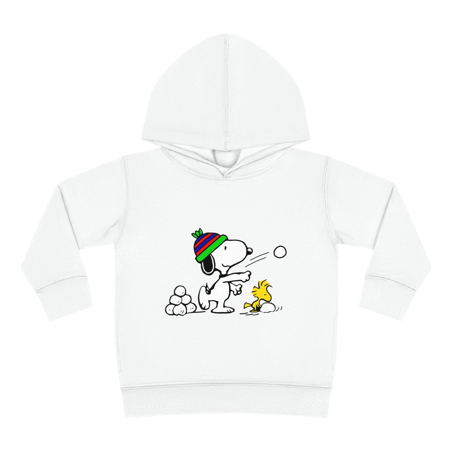 Snoopy Snowballs Toddler Pullover Fleece Hoodie