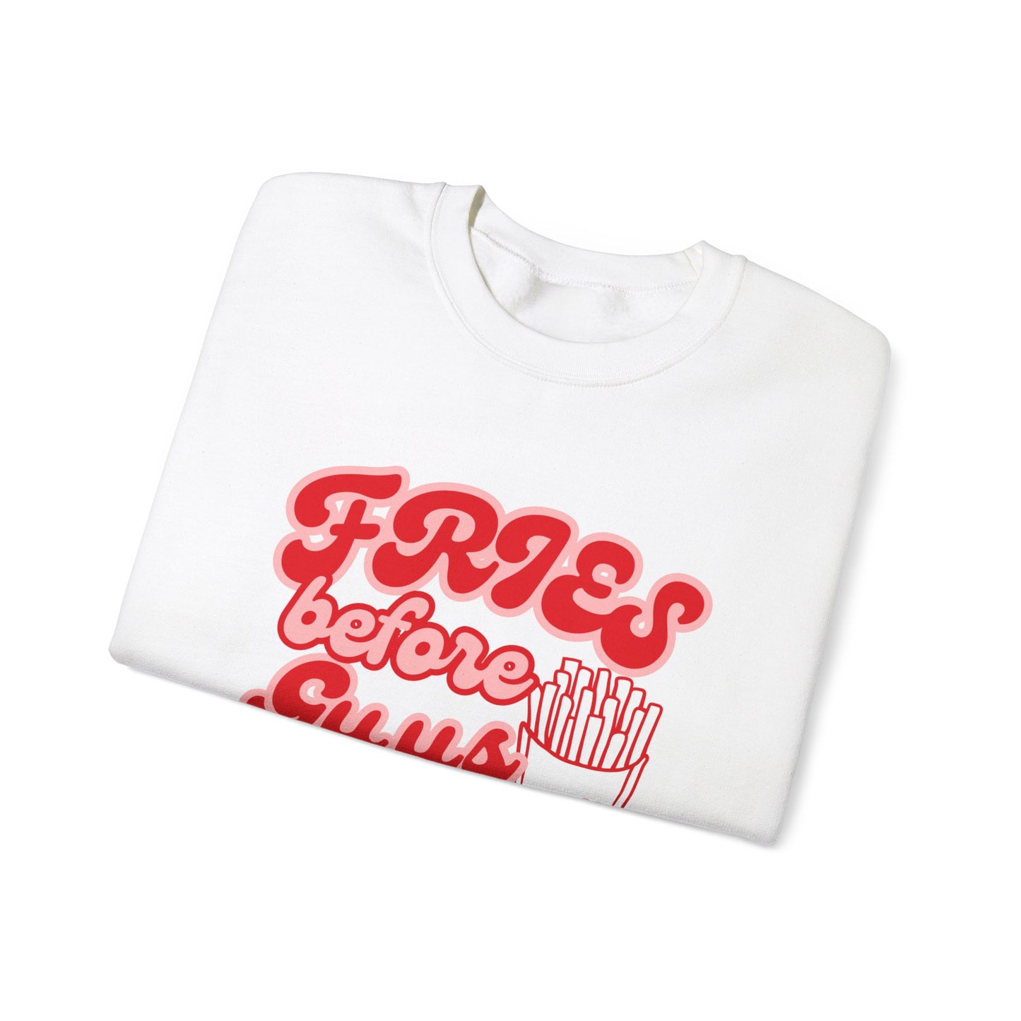 Fries Before Guys Unisex Heavy Blend™ Crewneck Sweatshirt
