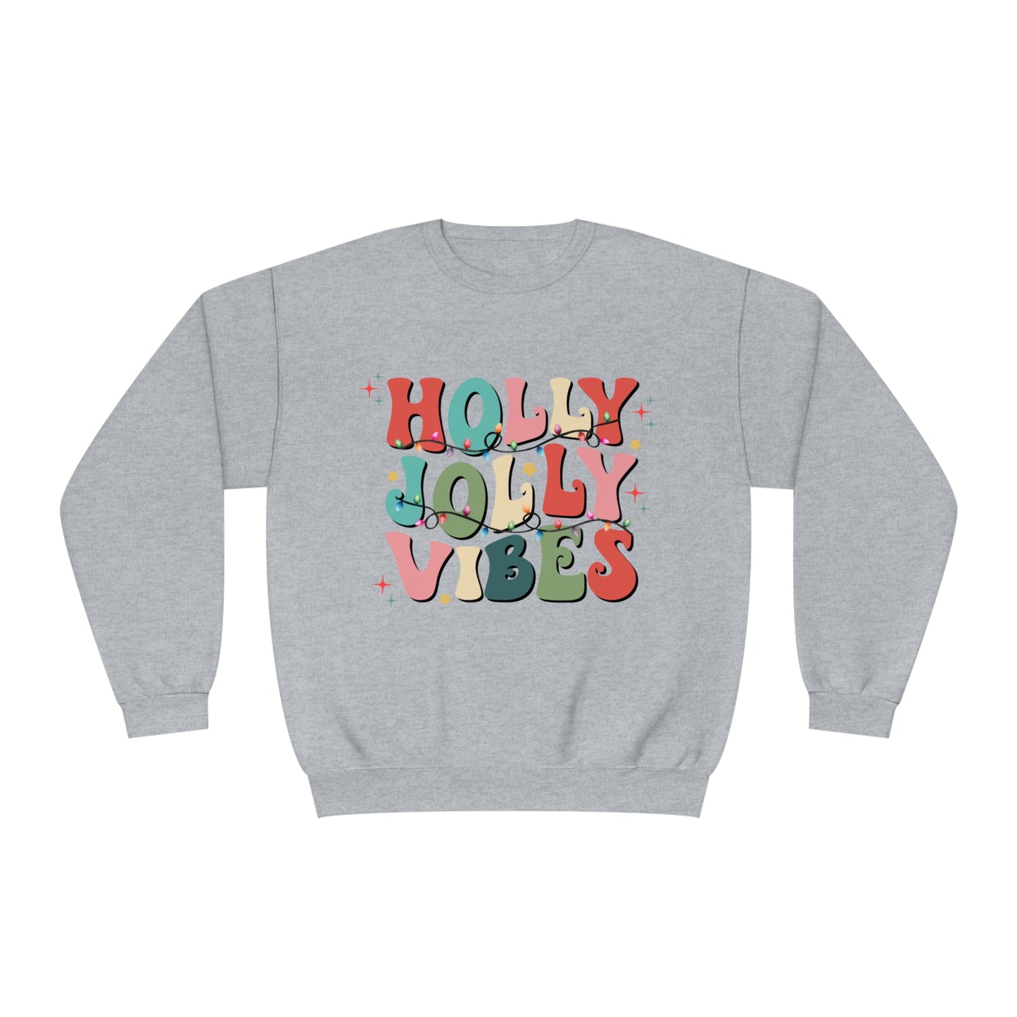 Holly Jolly Vibes Unisex NuBlend® Crewneck Sweatshirt