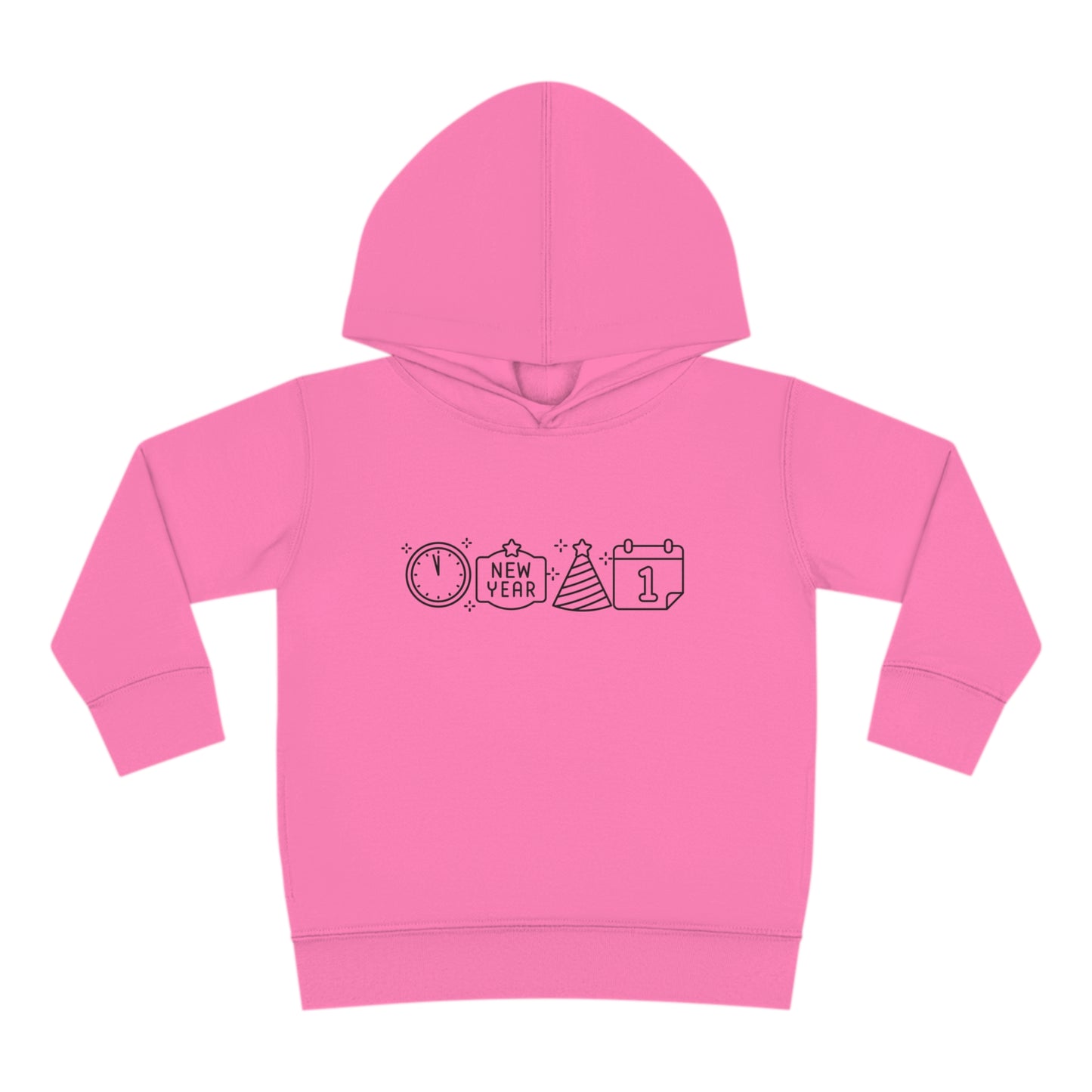 Simple New Years Symbols Toddler Pullover Fleece Hoodie