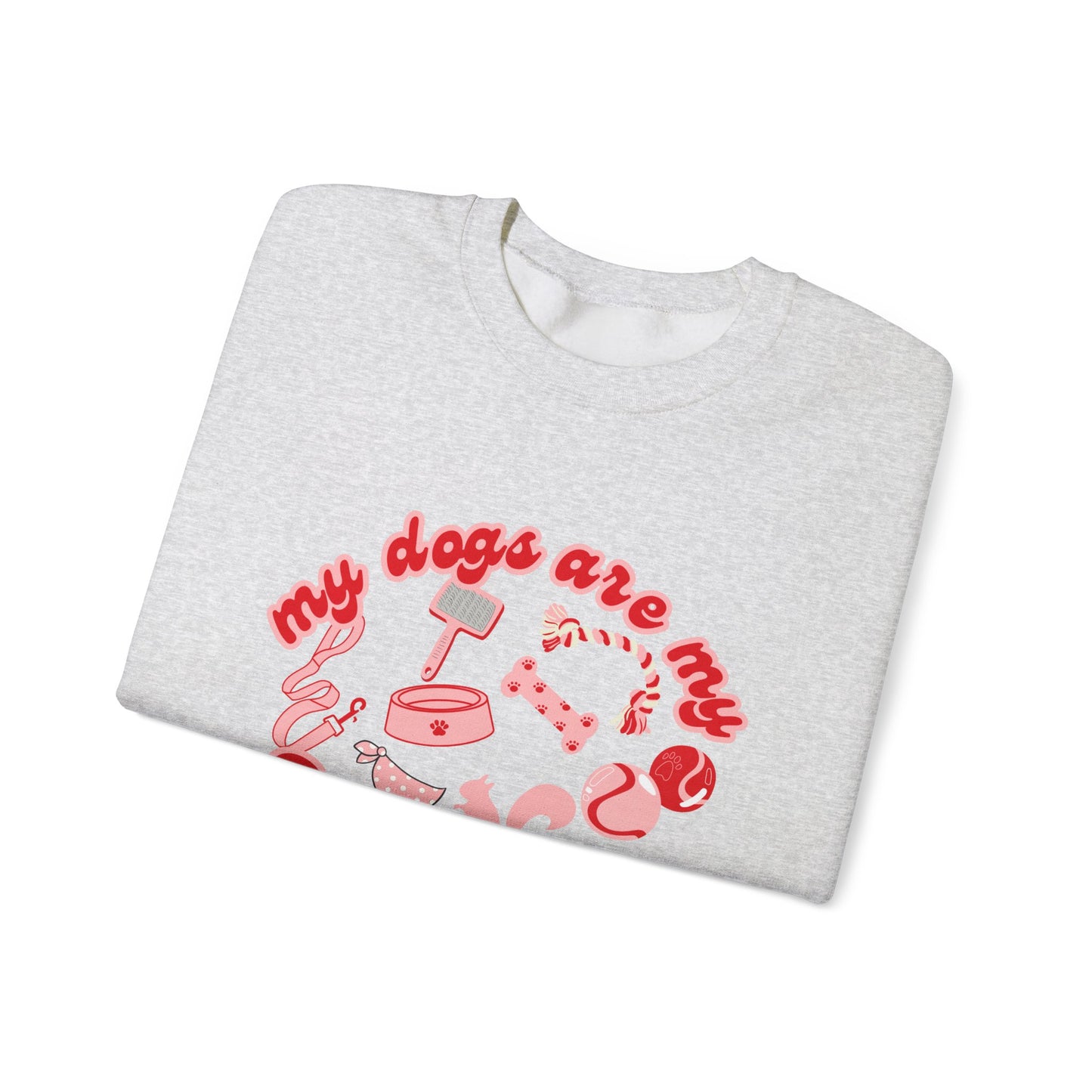 My Dogs Are My Valentines Unisex Heavy Blend™ Crewneck Sweatshirt