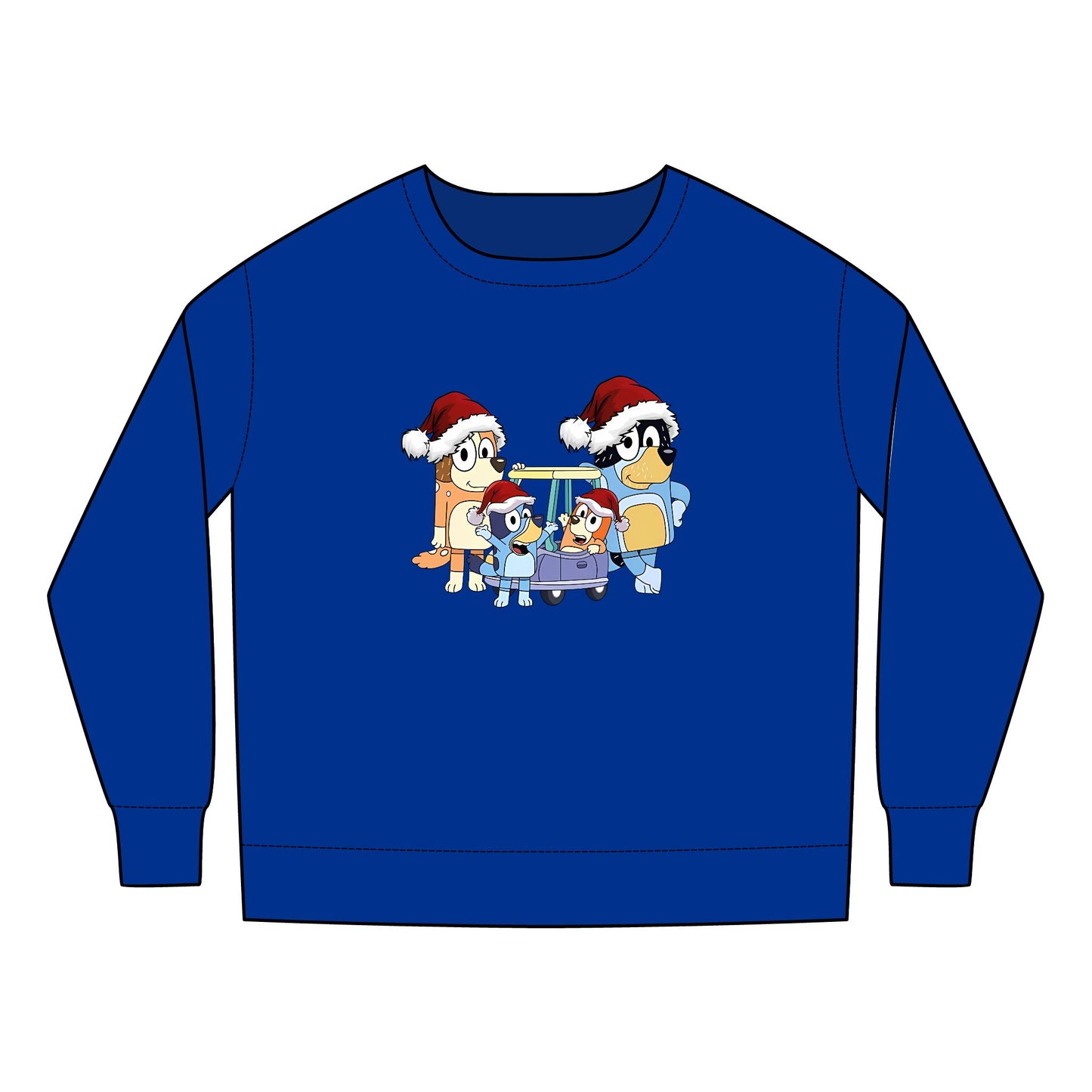 Heeler Family Christmas Toddler Sweatshirt