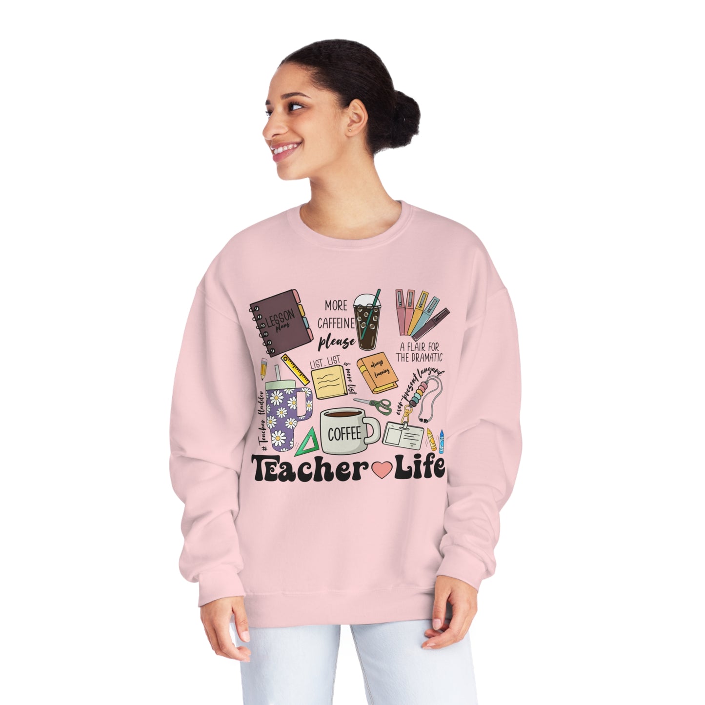 Teacher Things Unisex NuBlend® Crewneck Sweatshirt