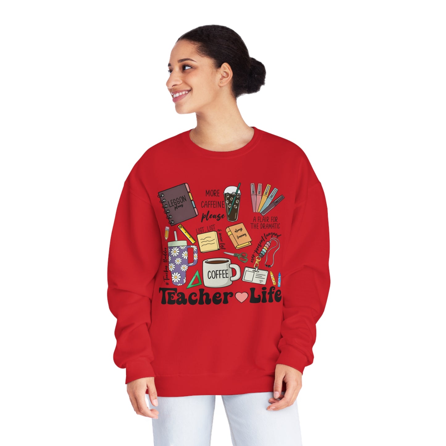 Teacher Things Unisex NuBlend® Crewneck Sweatshirt