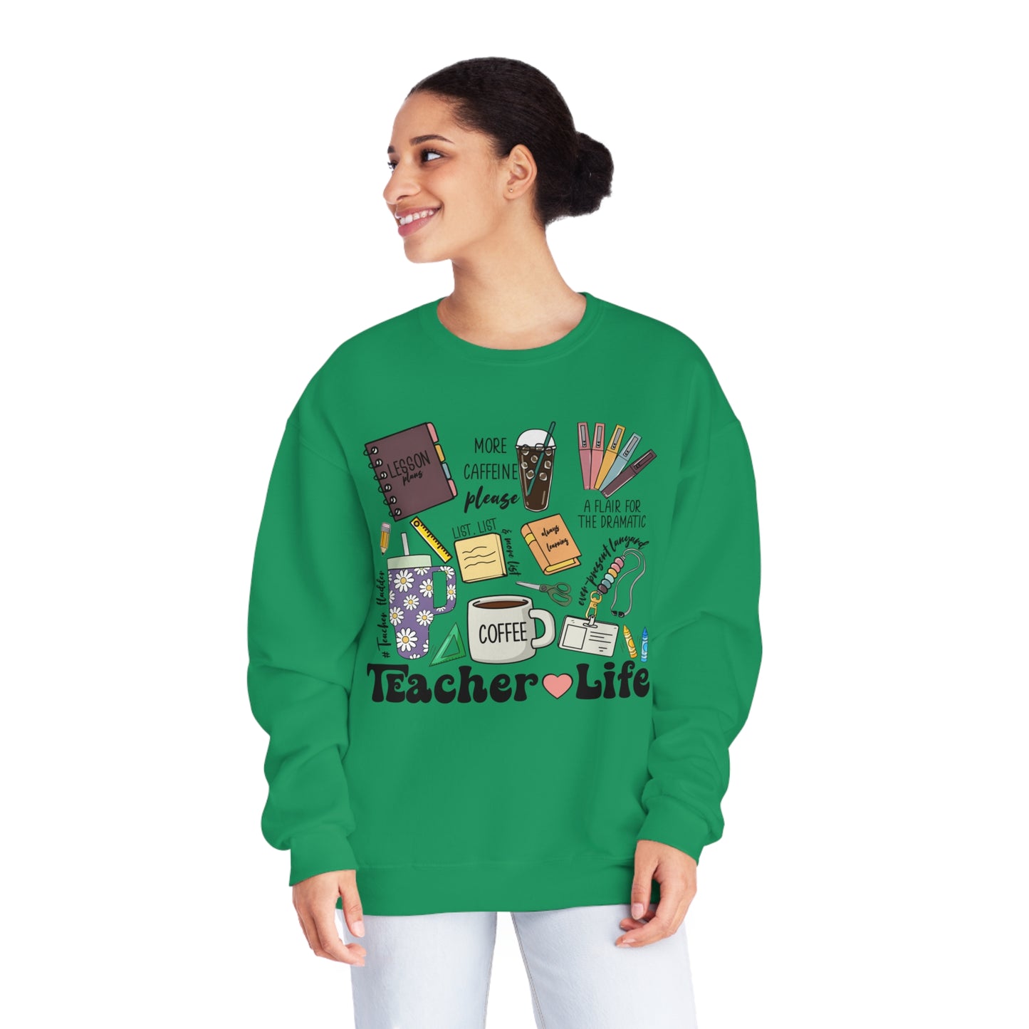 Teacher Things Unisex NuBlend® Crewneck Sweatshirt