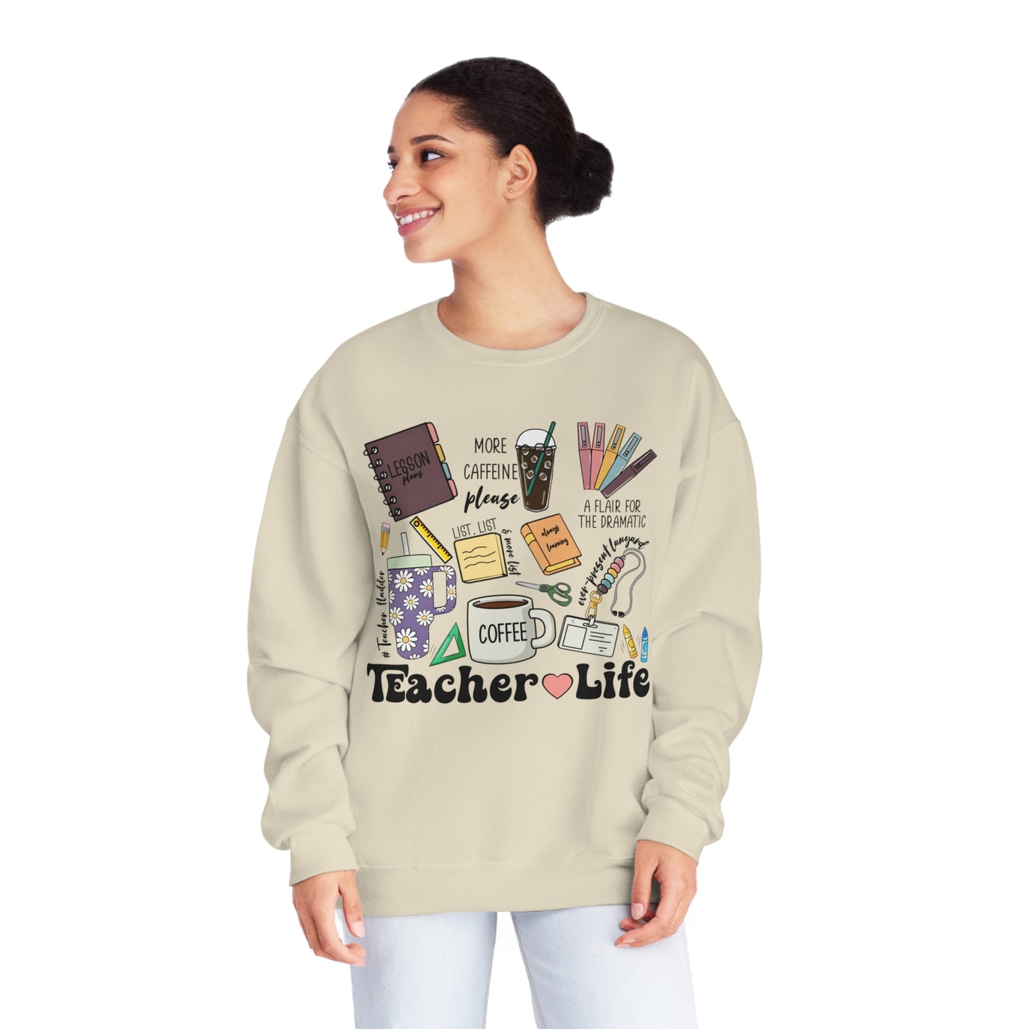 Teacher Things Unisex NuBlend® Crewneck Sweatshirt
