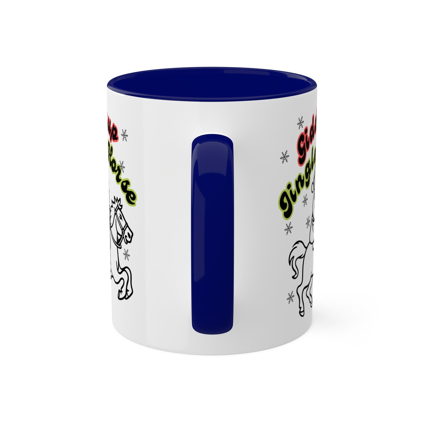 Giddyup Jingle Horse Colorful Mug 11oz