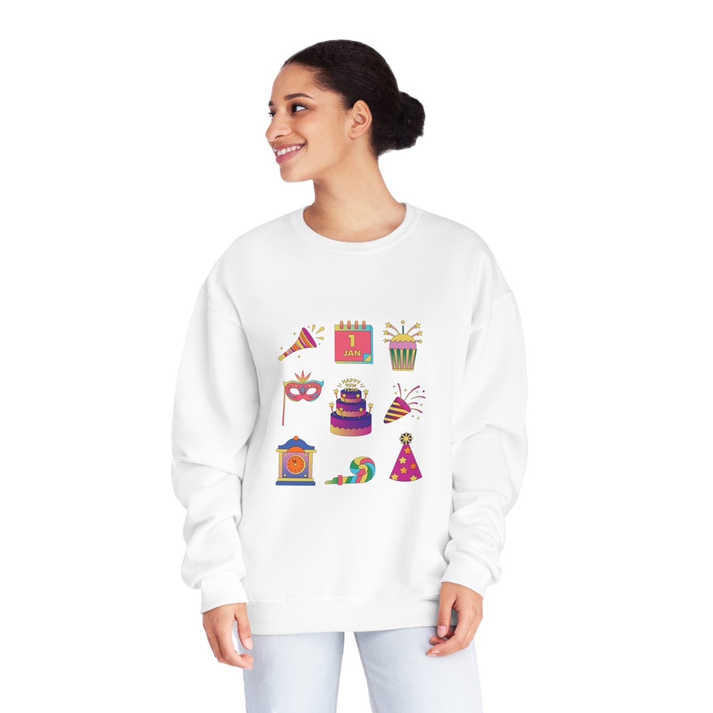 New Years Graphics Unisex NuBlend® Crewneck Sweatshirt