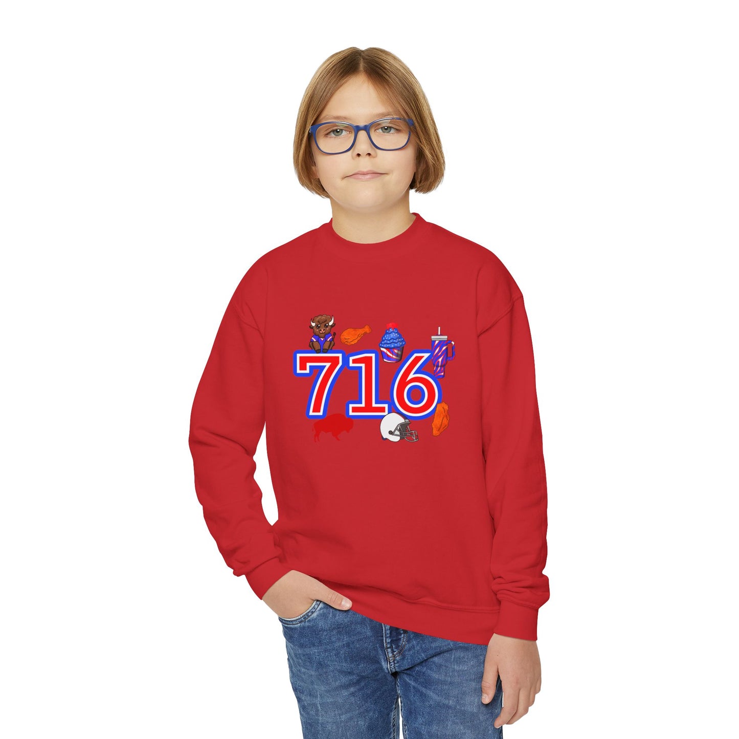 716 Youth Crewneck Sweatshirt