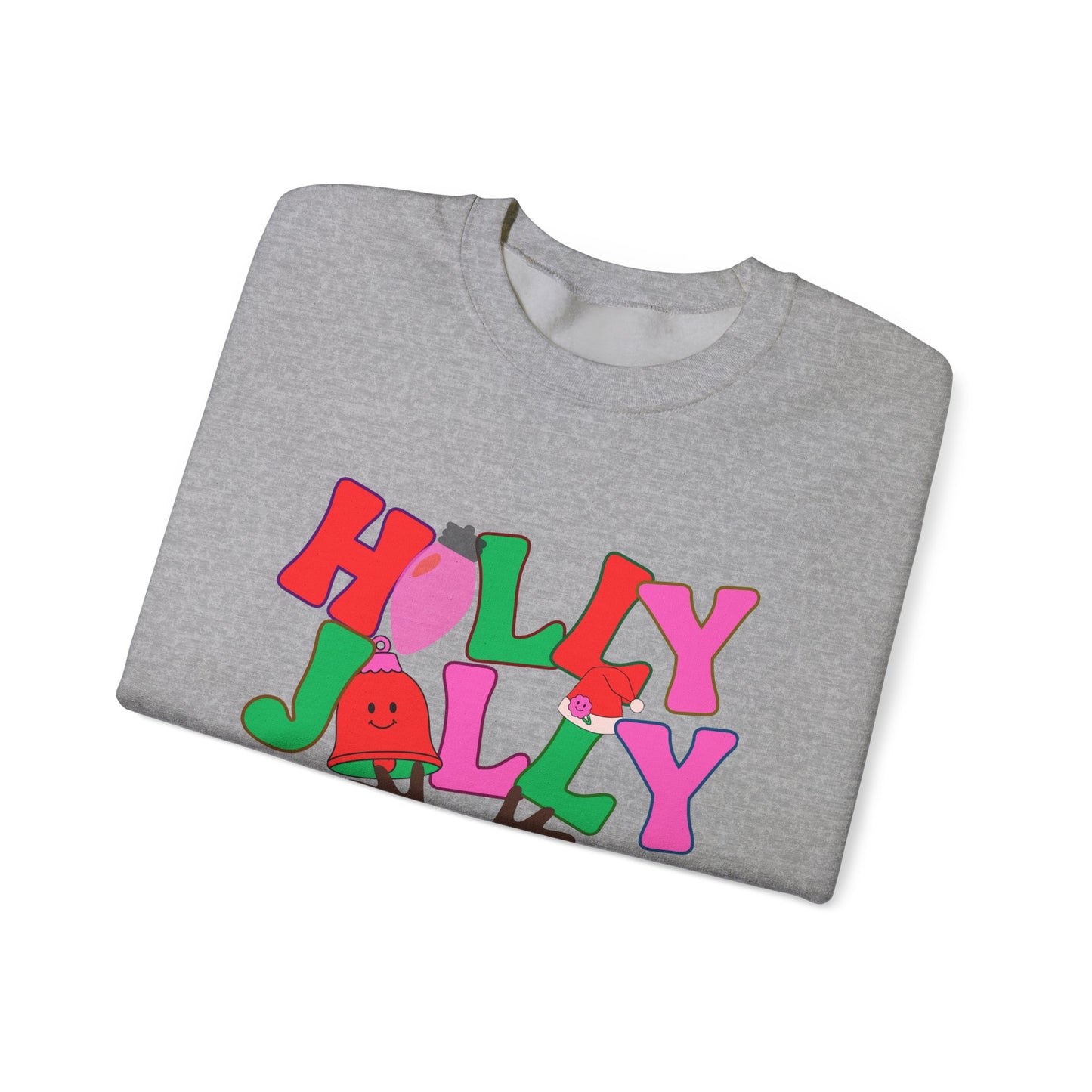 Holly Jolly Unisex Heavy Blend™ Crewneck Sweatshirt