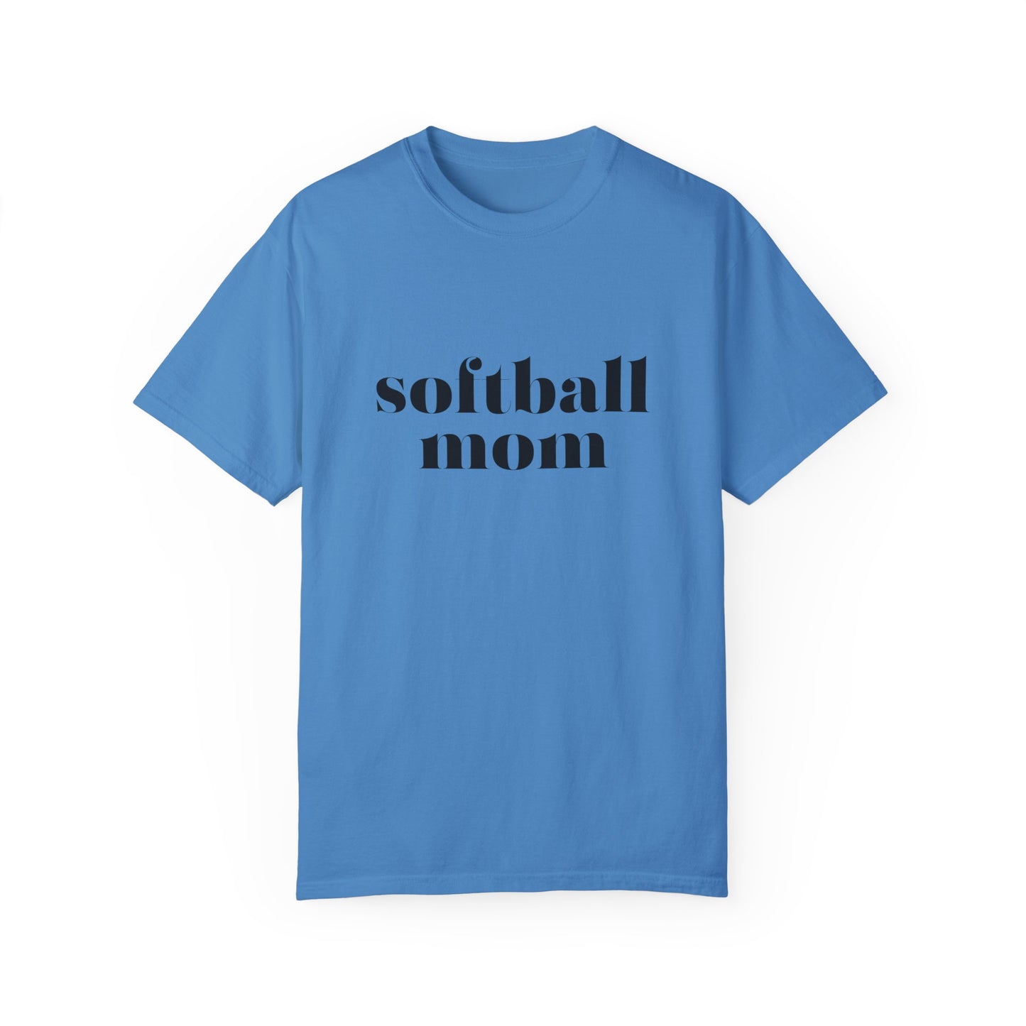Softball Mom Unisex Garment-Dyed T-shirt