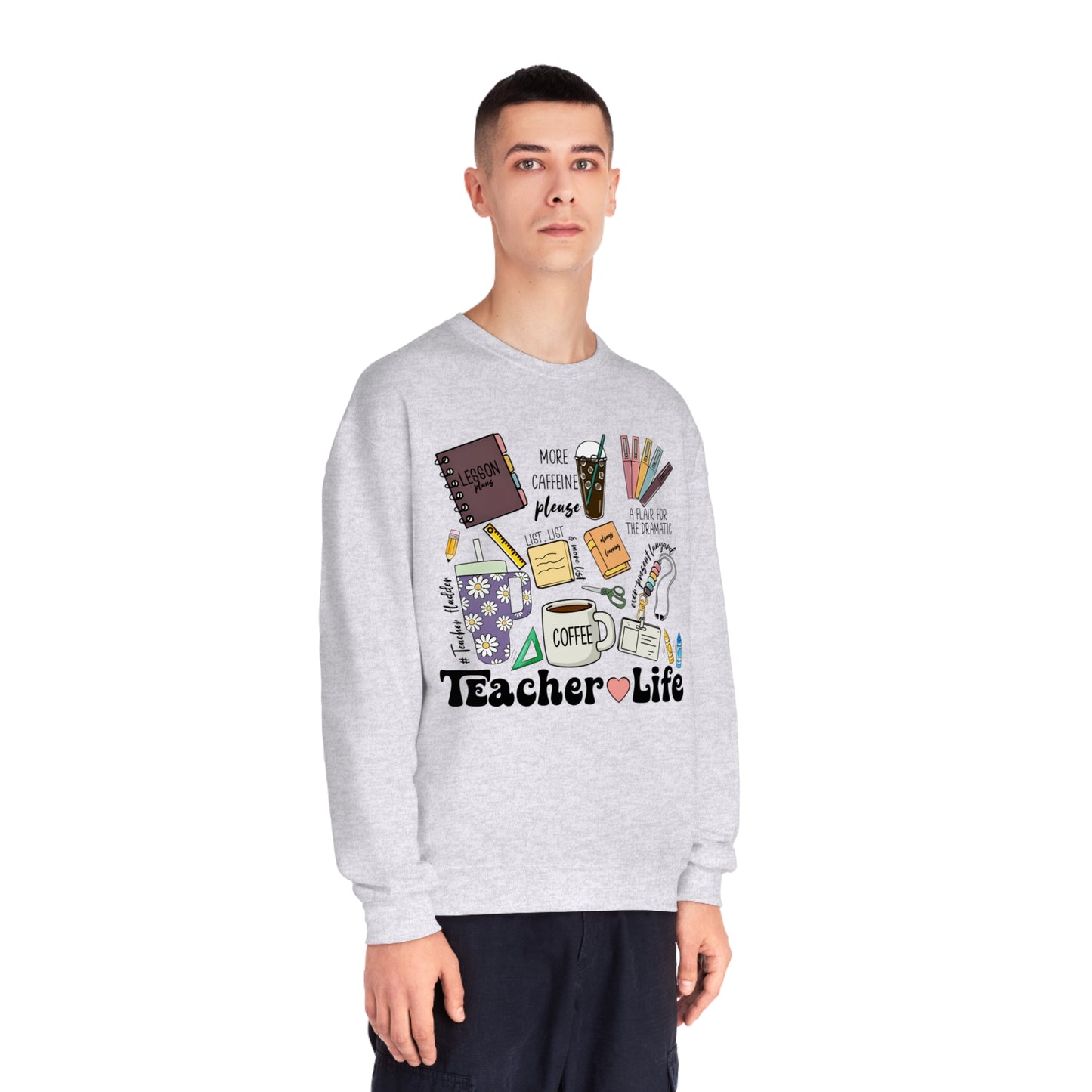 Teacher Things Unisex NuBlend® Crewneck Sweatshirt