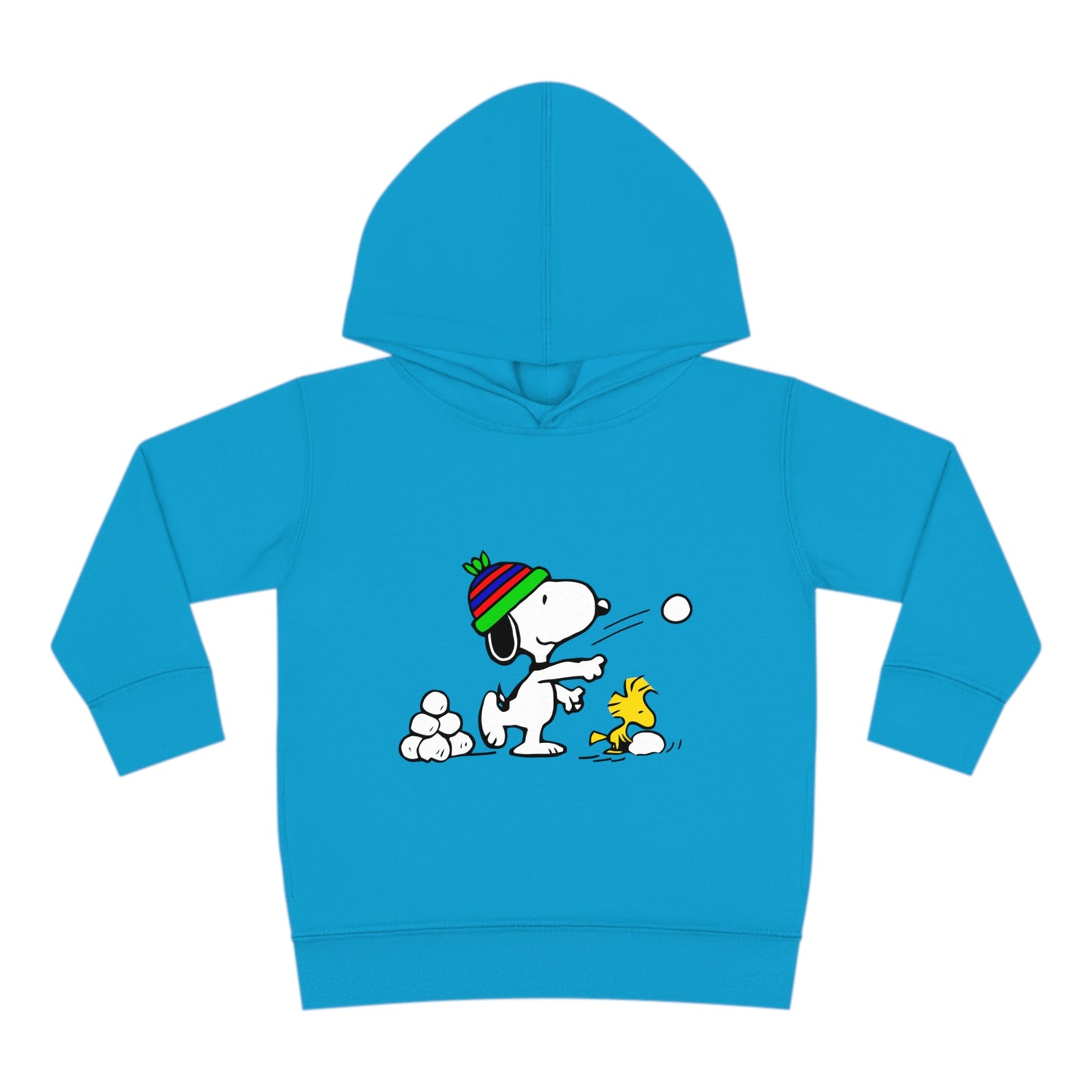 Snoopy Snowballs Toddler Pullover Fleece Hoodie