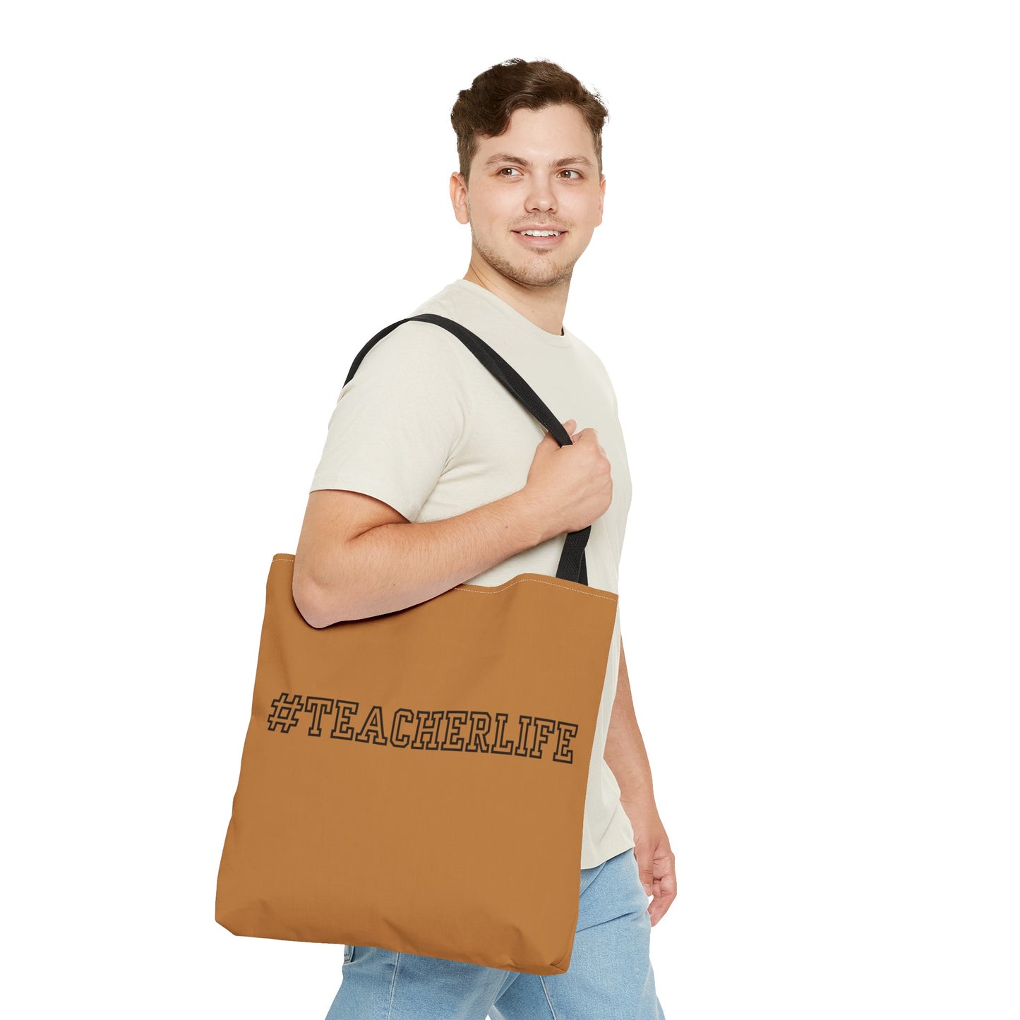 #teacherlife Tote Bag (AOP)