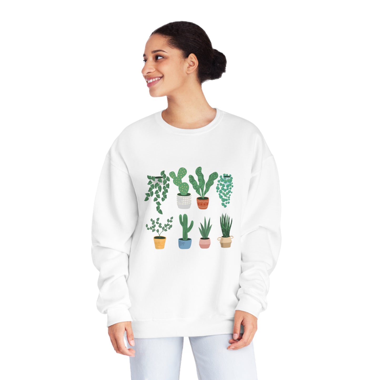 Potted Plants Unisex NuBlend® Crewneck Sweatshirt