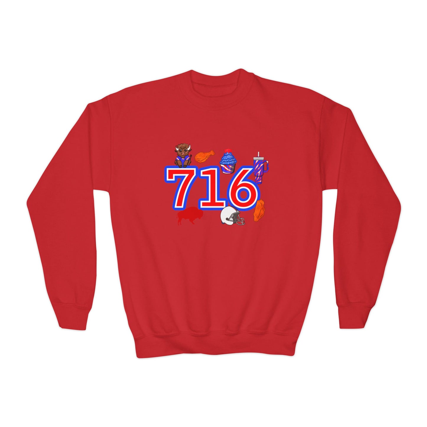 716 Youth Crewneck Sweatshirt