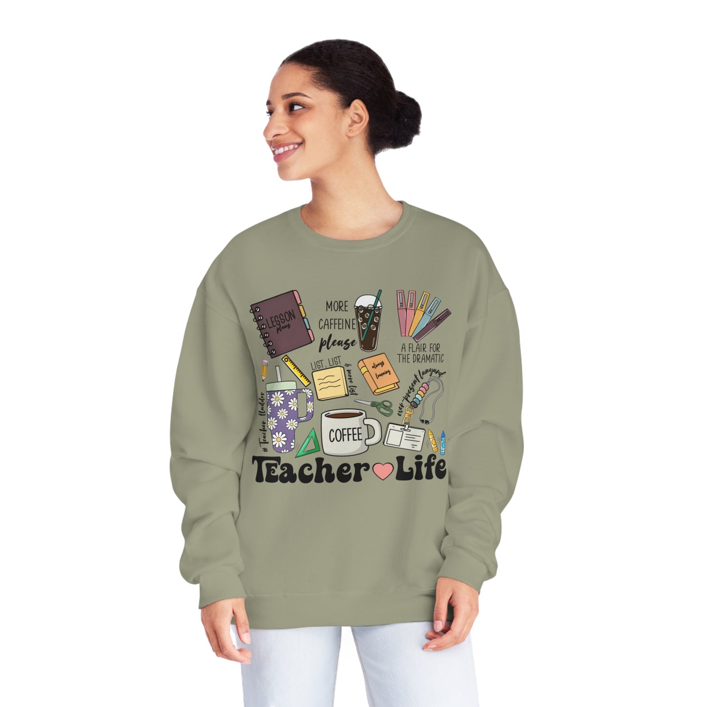 Teacher Things Unisex NuBlend® Crewneck Sweatshirt