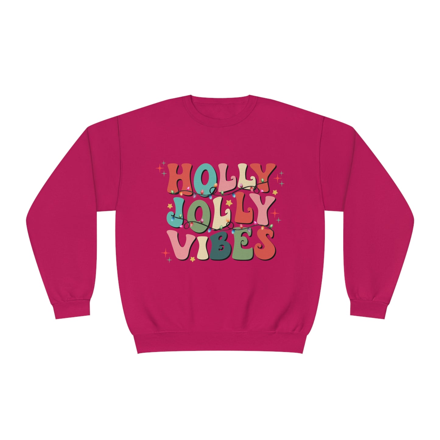 Holly Jolly Vibes Unisex NuBlend® Crewneck Sweatshirt