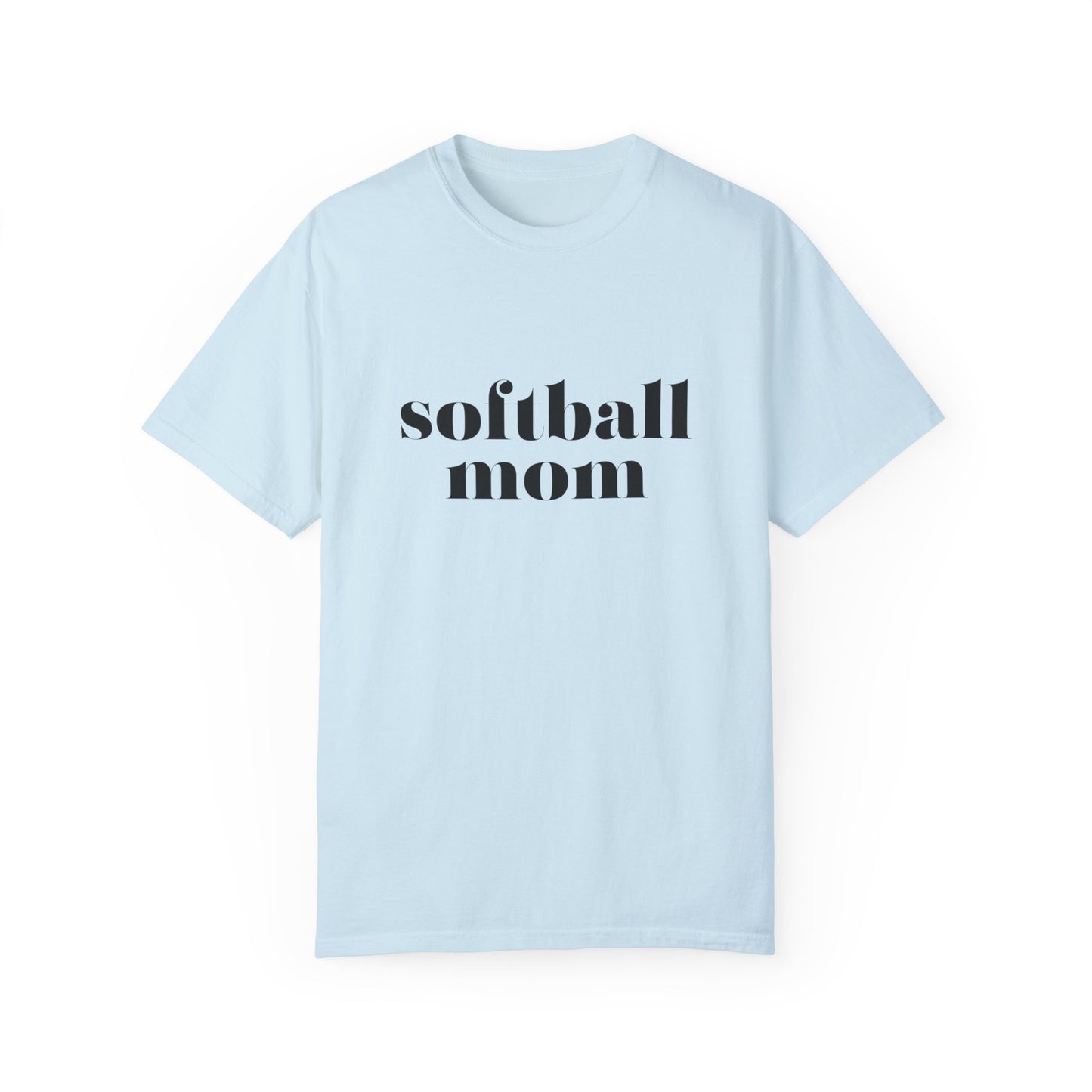 Softball Mom Unisex Garment-Dyed T-shirt