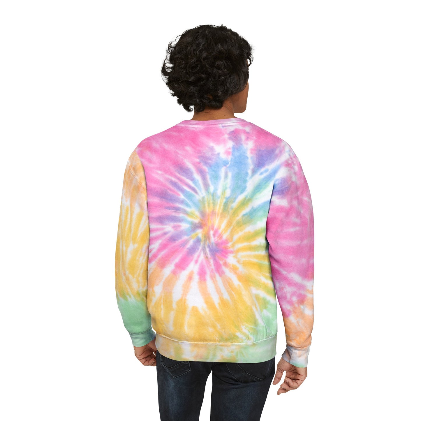 Eat Sleep Teach Repeat Unisex Tie-Dye Sweatshirt